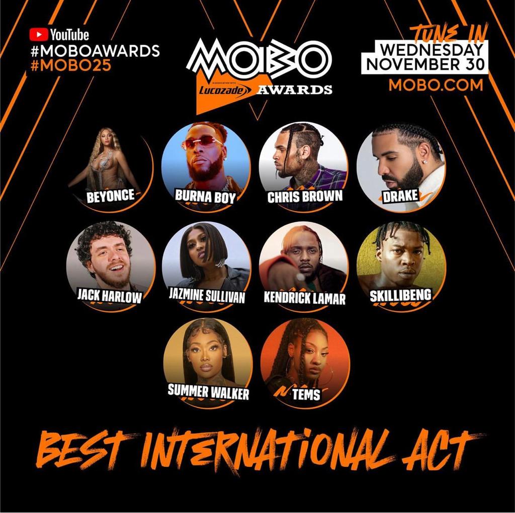 MOBO nomination for Skillibeng - Best International Act